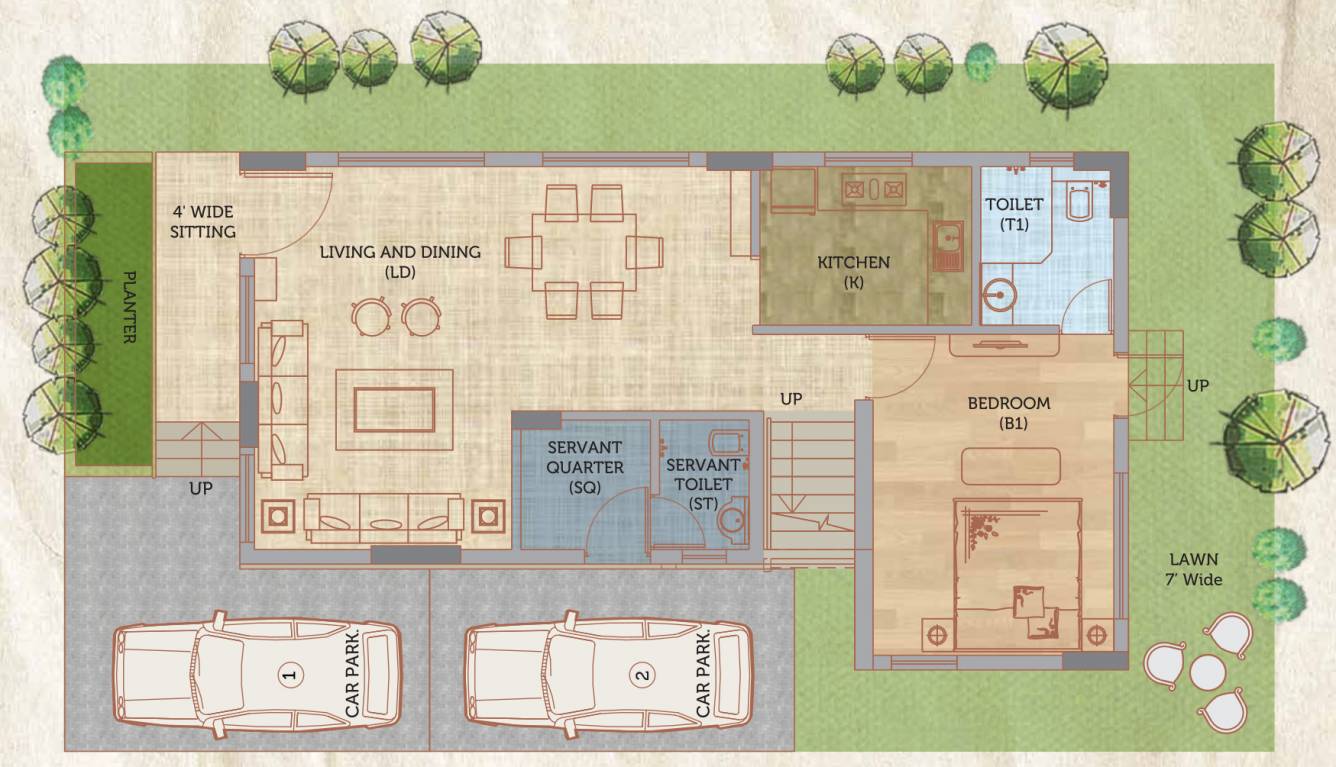  hazelburg Floor Plan Ground Floor Plan