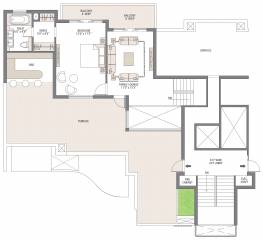  palm-terraces Floor Plan Upper Level Penthouse Plan