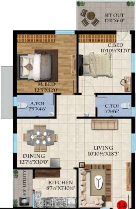 Floor Plan riddhis taranto Floor Plan Floor Plan