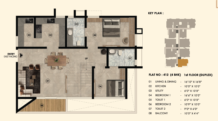 cresendo Floor Plan Lower Level Penthouse Plan