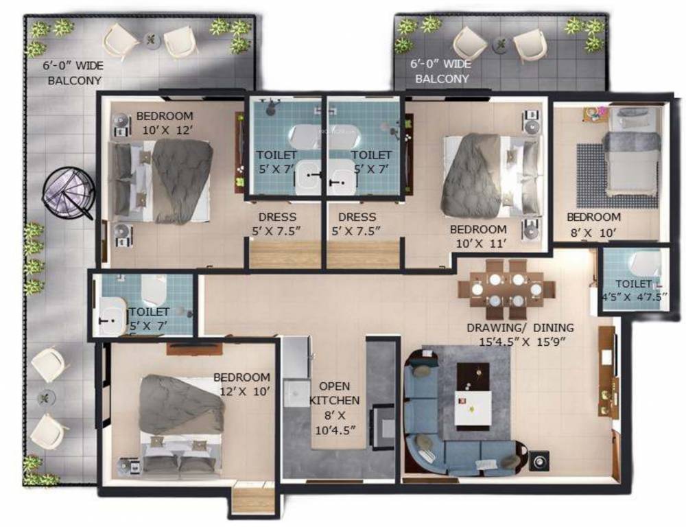 Floor Plan hills apartments Floor Plan Floor Plan