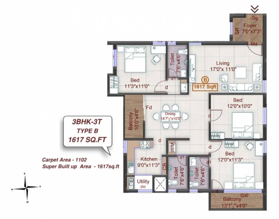Floor Plan chandana towers Floor Plan Floor Plan