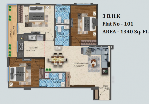  puja-heights Floor Plan Floor Plan