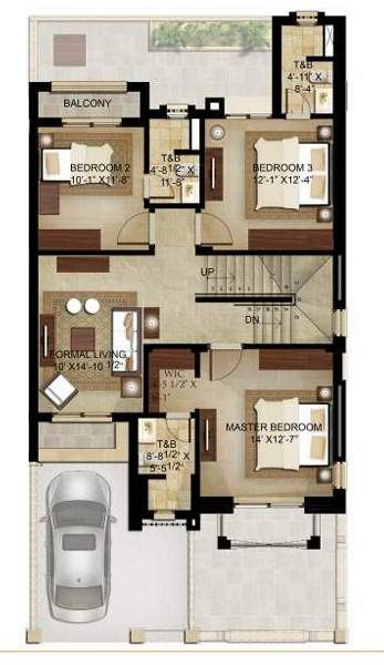  garden bay villa Floor Plan First Floor Plan