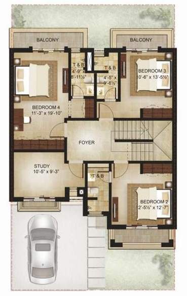  garden bay villa Floor Plan First Floor Plan