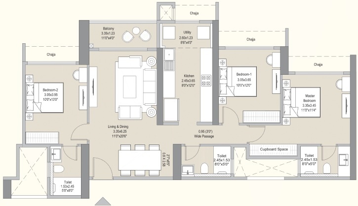  evara heights Floor Plan Floor Plan