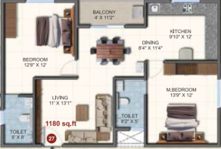 Floor Plan  raghavendras-tiara Floor Plan Floor Plan