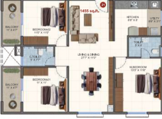  raghavendras-tiara Floor Plan Floor Plan