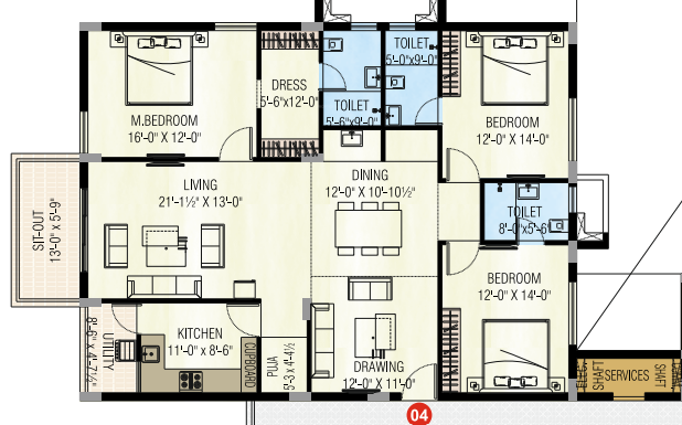  badri jishnu nivas Floor Plan Floor Plan