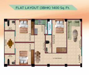  hindustan-apartment Floor Plan Floor Plan