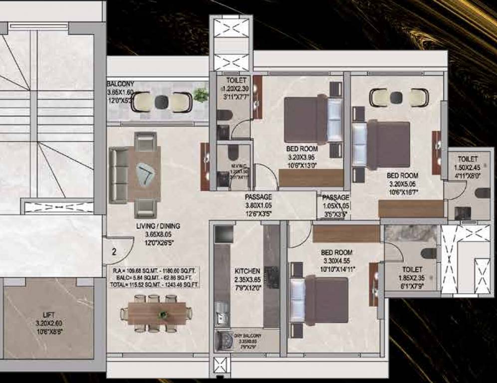  vogue 77 Floor Plan Floor Plan