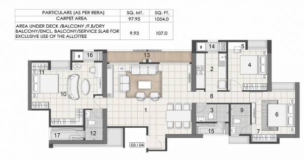  la-familia-wing-a Floor Plan Floor Plan
