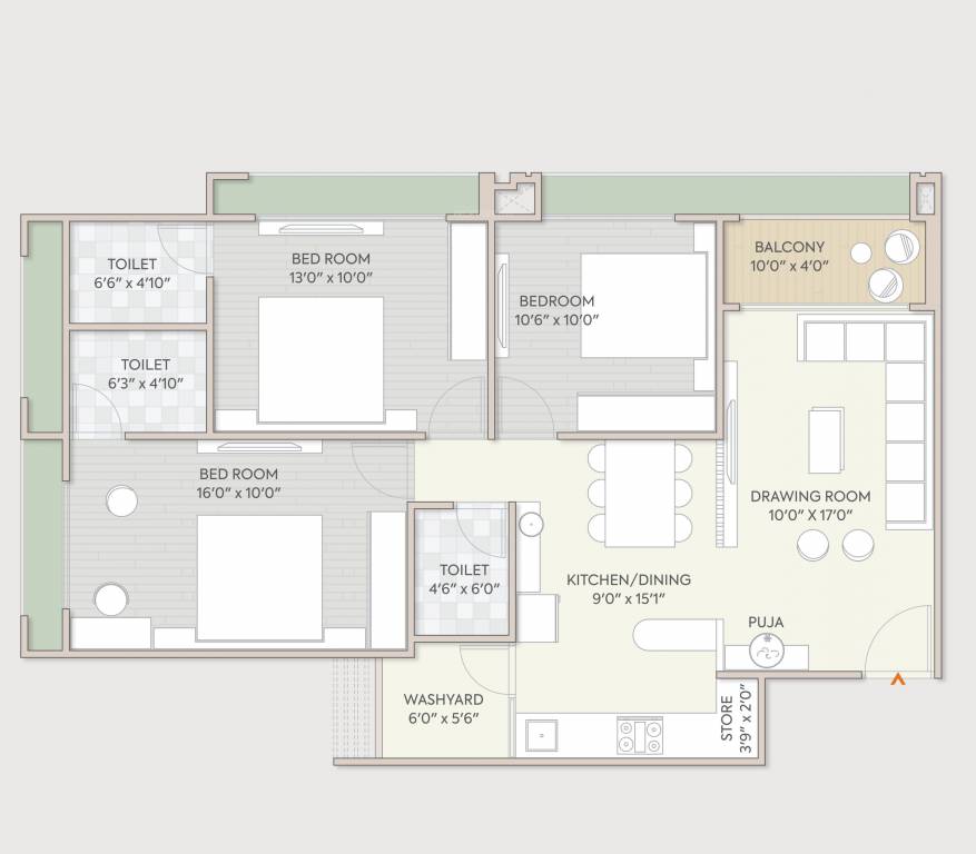  turquoise rosedale Floor Plan Floor Plan