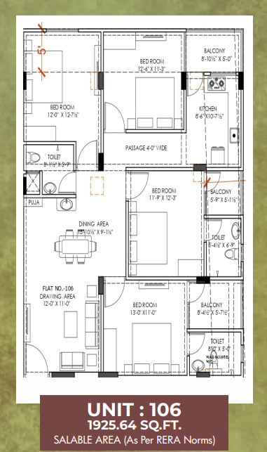 Floor Plan vinayak homes ii Floor Plan Floor Plan