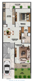 sagar sunrise bungalows Floor Plan Ground Floor Plan