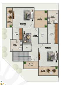 sagar sunrise bungalows Floor Plan First Floor Plan
