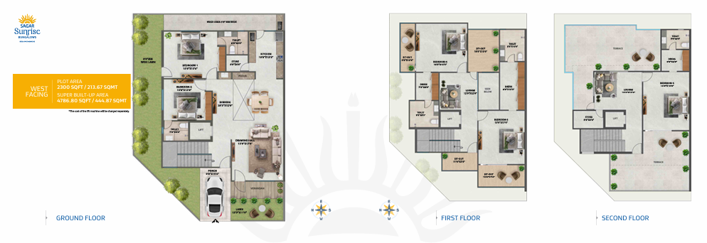 Floor Plan sagar sunrise bungalows Floor Plan Floor Plan