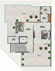 Second Floor Plan sagar sunrise bungalows Floor Plan Second Floor Plan
