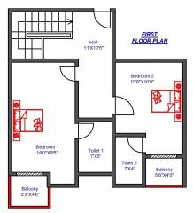  orchhid Floor Plan Upper Level Duplex Plan