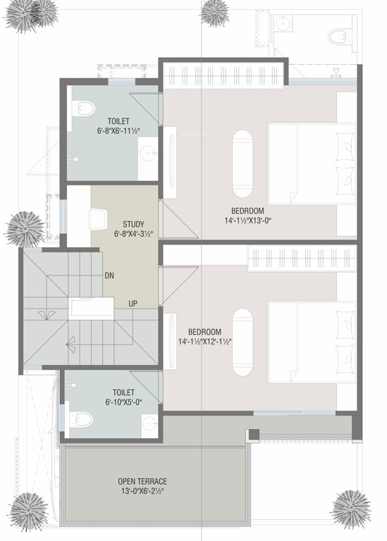  shree aarna villa Floor Plan First Floor Plan