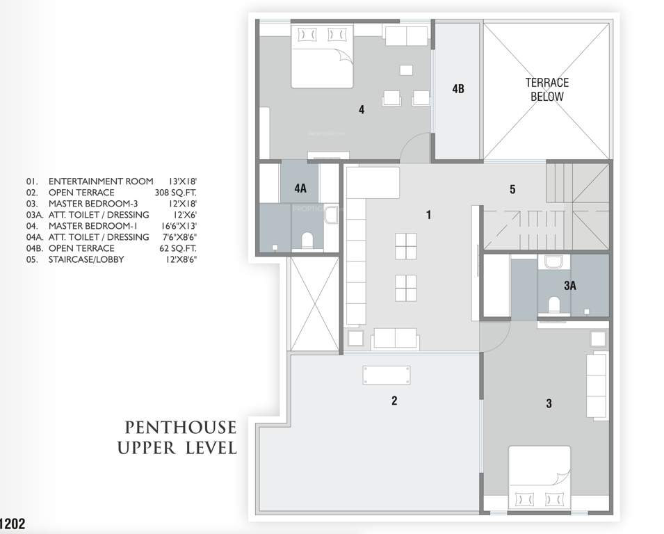  rudraksh nex Floor Plan Upper Level Duplex Plan