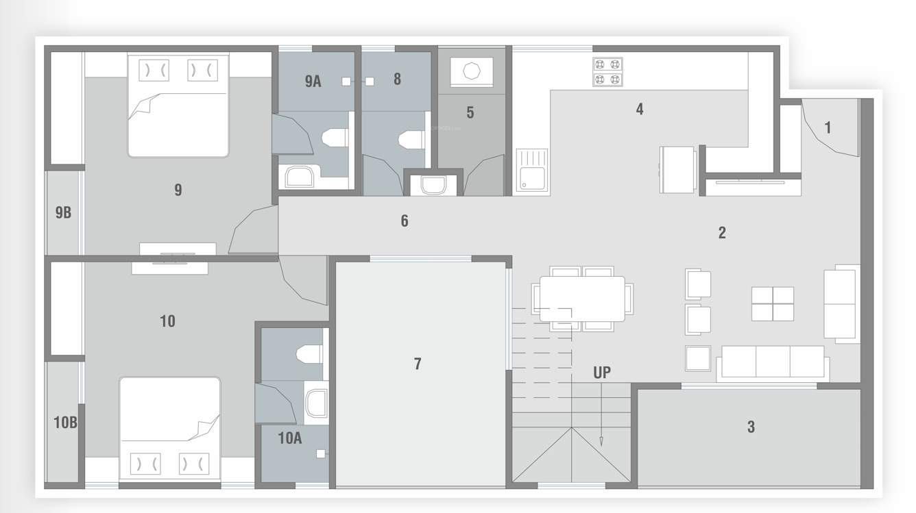 rudraksh nex Floor Plan Lower Level Duplex Plan