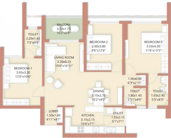 Floor Plan ekam-phase-1 Floor Plan Floor Plan