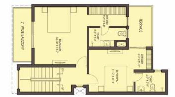 the hemisphere phase 1 golf villas Floor Plan First Floor Plan