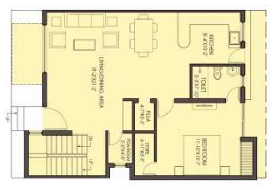 the hemisphere phase 1 golf villas Floor Plan Ground Floor Plan