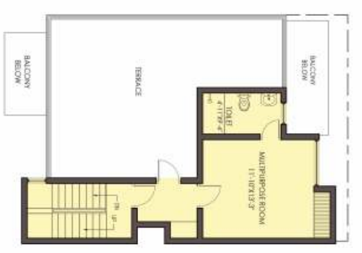 Terrace Floor Plan the hemisphere phase 1 golf villas Floor Plan Terrace Floor Plan