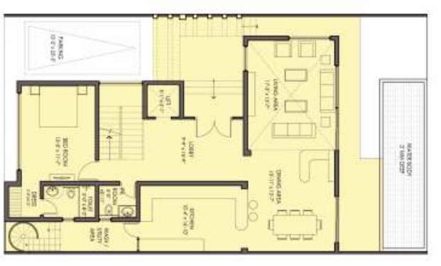 the hemisphere phase 1 golf villas Floor Plan Ground Floor Plan