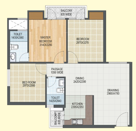 Floor Plan city apartment ghaziabad Floor Plan Floor Plan