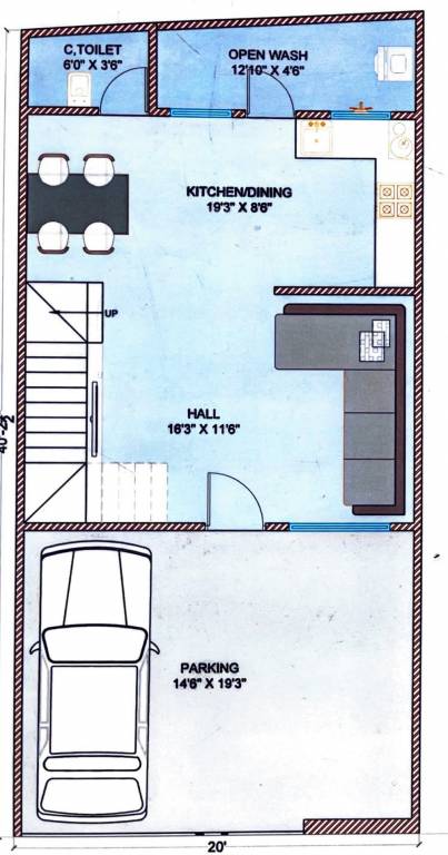 dhanush villa Floor Plan Ground Floor Plan