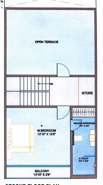  dhanush-villa Floor Plan Second Floor Plan