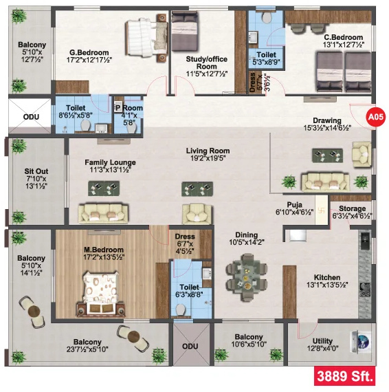 Floor Plan urban trilla apartments Floor Plan Floor Plan