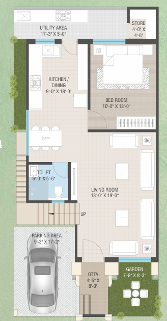  luxuria Floor Plan Ground Floor Plan
