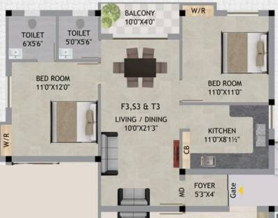  sai-lakshmi-flats Floor Plan Floor Plan