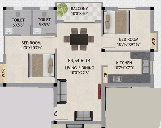 Floor Plan sai lakshmi flats Floor Plan Floor Plan