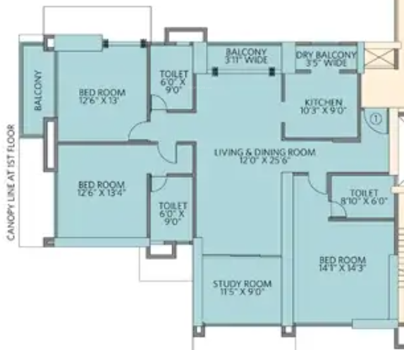 Floor Plan sky blu Floor Plan Floor Plan