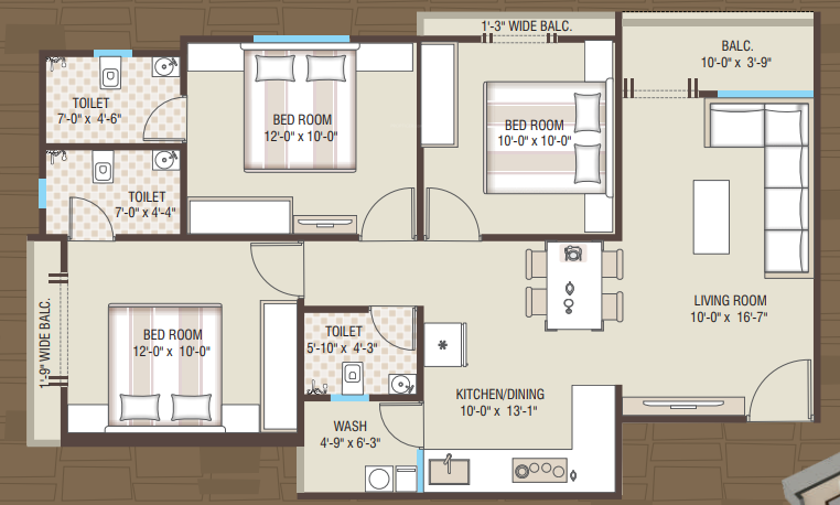 Floor Plan siddheshwar plaza Floor Plan Floor Plan