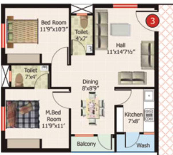 Floor Plan hitech residency Floor Plan Floor Plan