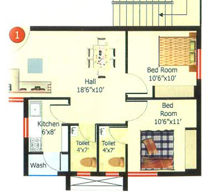 Floor Plan hitech residency Floor Plan Floor Plan