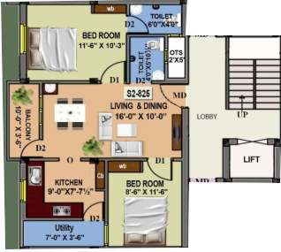  lucky-homes-phase-2 Floor Plan Floor Plan
