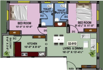  lucky-homes-phase-2 Floor Plan Floor Plan