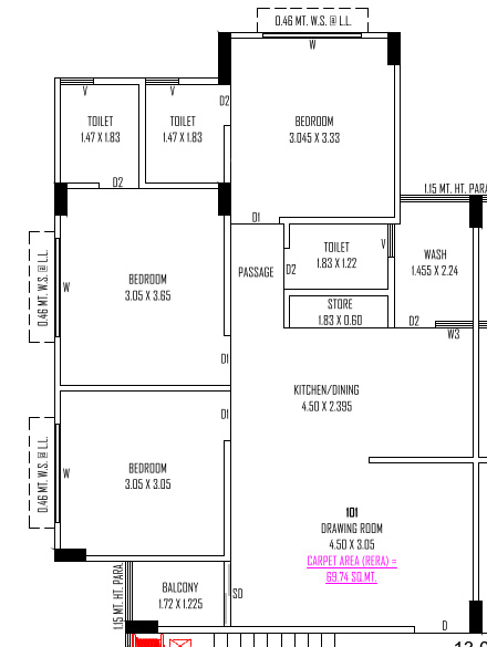 Floor Plan mahavir atulya phase i Floor Plan Floor Plan