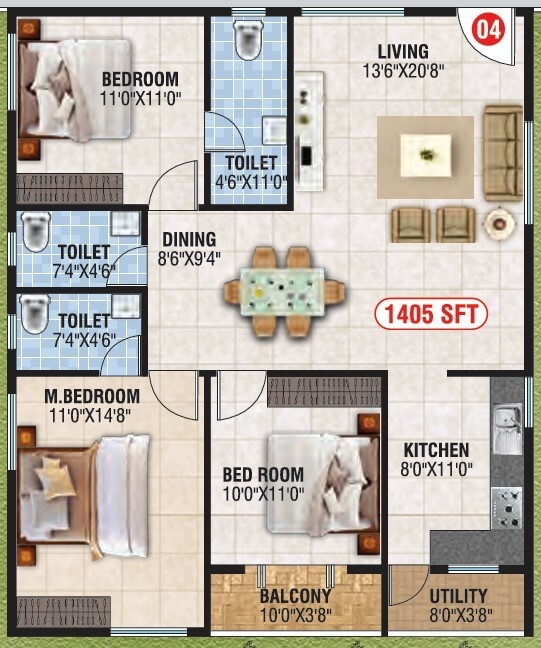  radhakrishna nilayam Floor Plan Floor Plan