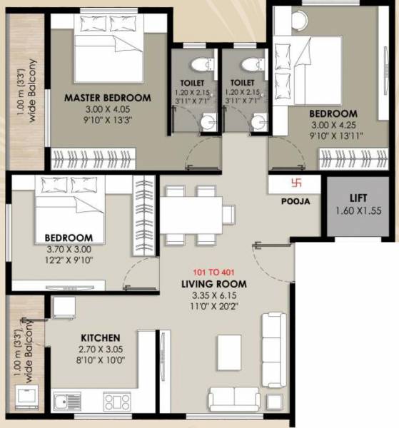  vrundavan-residency Floor Plan Floor Plan