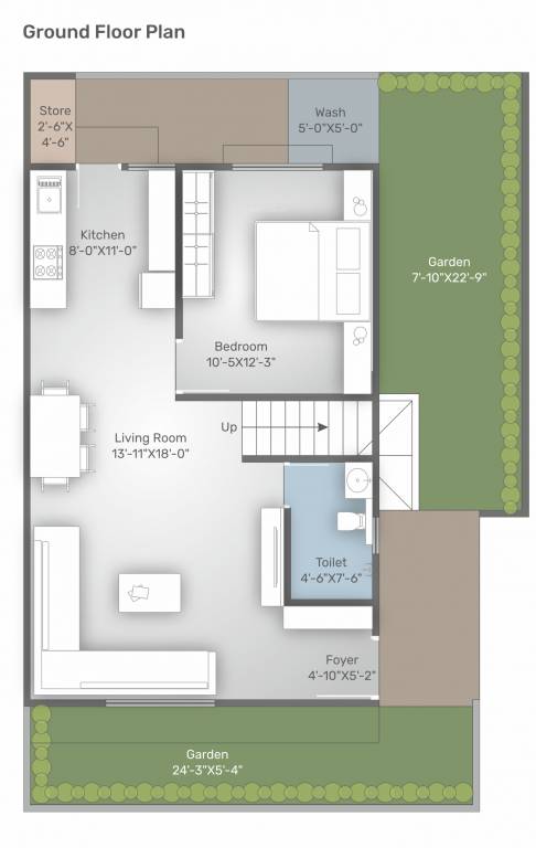 spring woods Floor Plan Ground Floor Plan