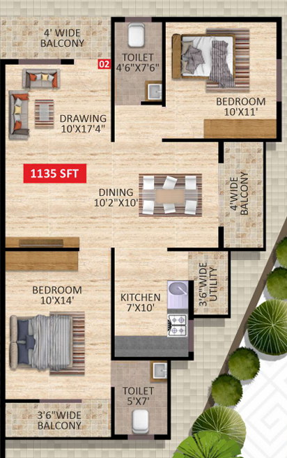  sai gold enclave Floor Plan Floor Plan