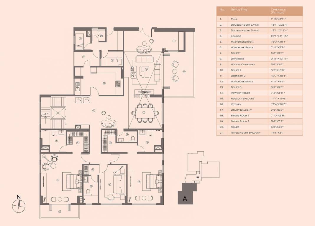  visaaya Floor Plan Lower Level Duplex Plan